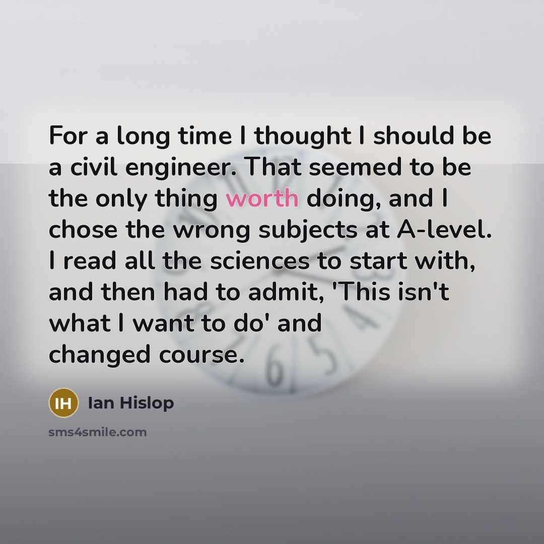 “For a long time I thought I should be a…” quote by Ian Hislop