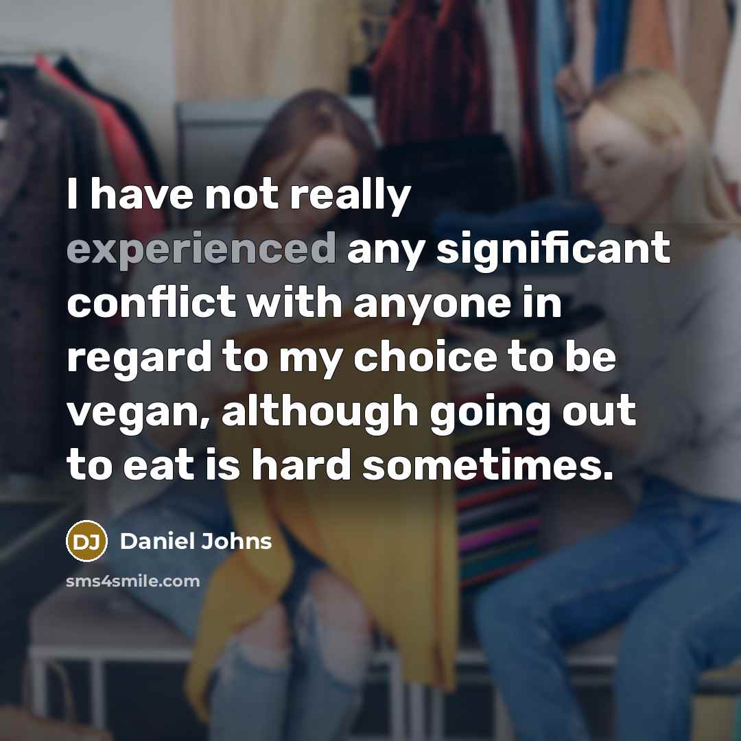 “I have not really experienced any significant conflict with anyone…” quote by Daniel Johns