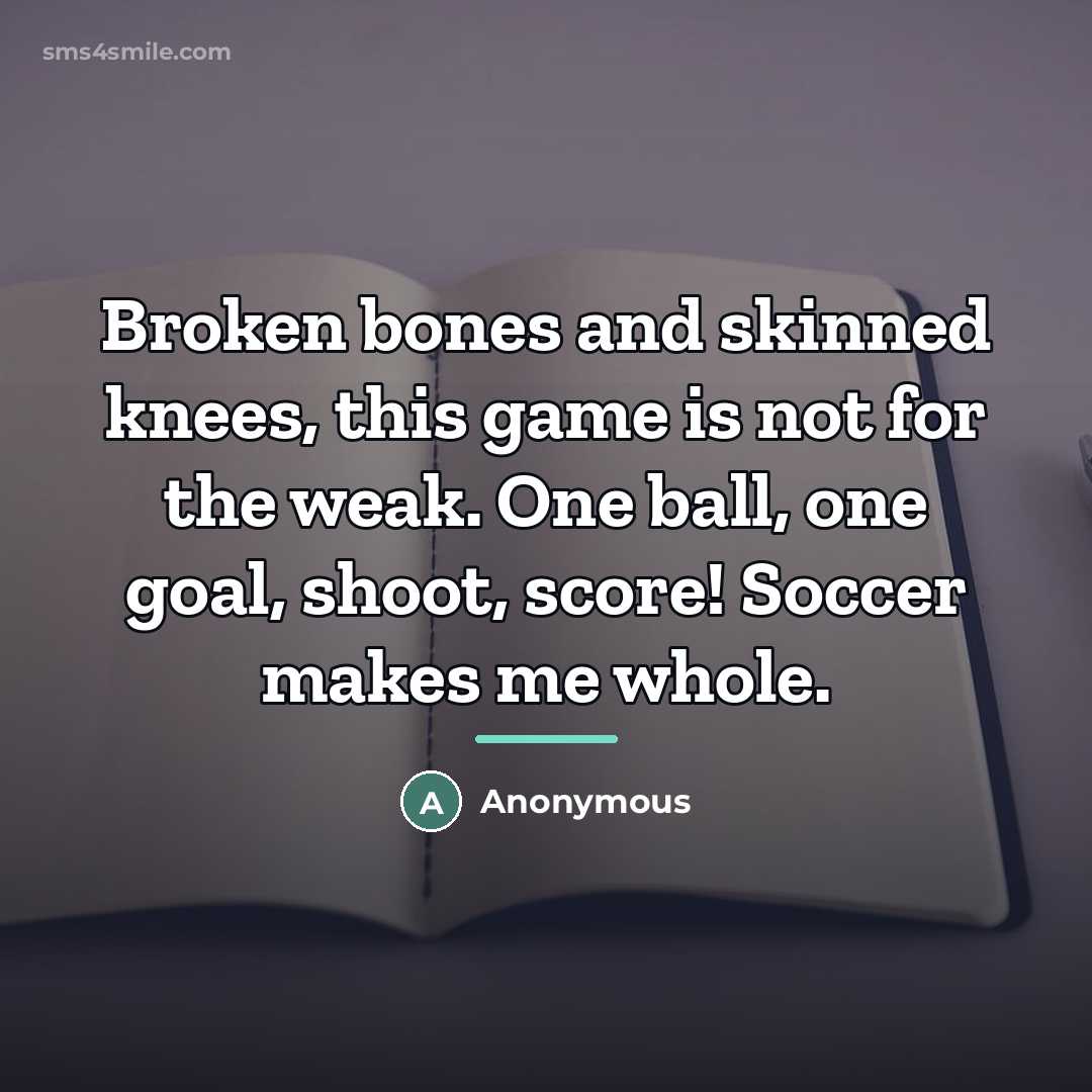 “Broken bones and skinned knees, this game is not for…” quote by Anonymous