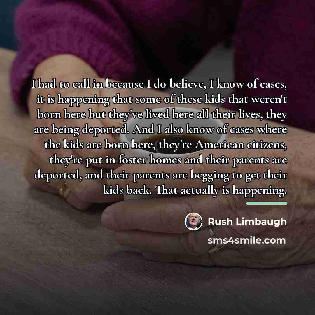 “I had to call in because I do believe, I…” quote by Rush Limbaugh