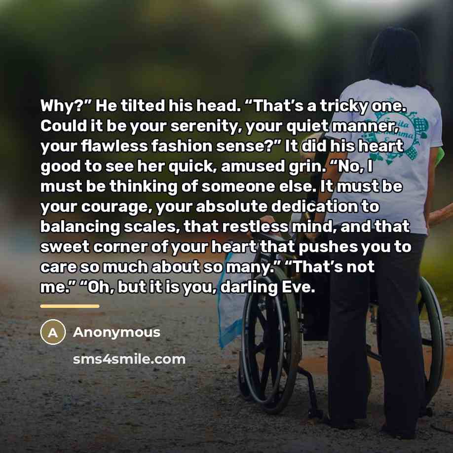 “Why?” He tilted his head. “That’s a tricky one. Could…” quote by Anonymous