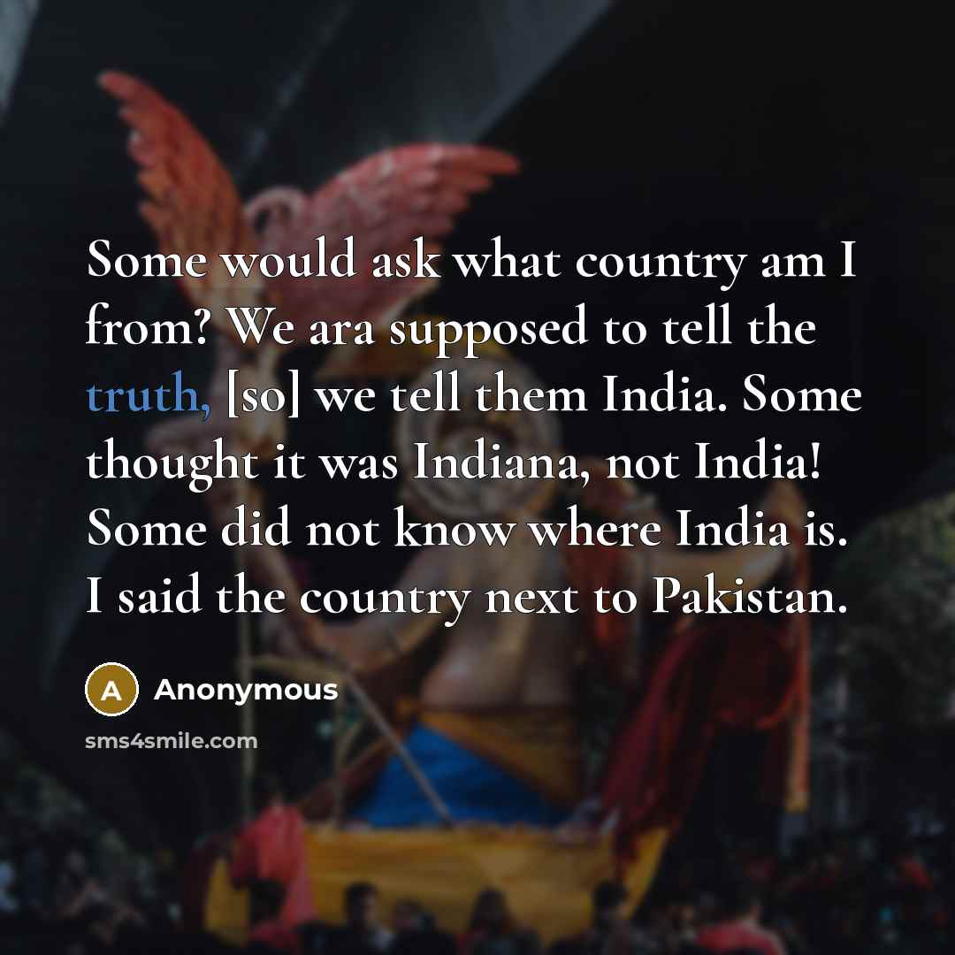 “Some would ask what country am I from? We ara…” quote by Anonymous