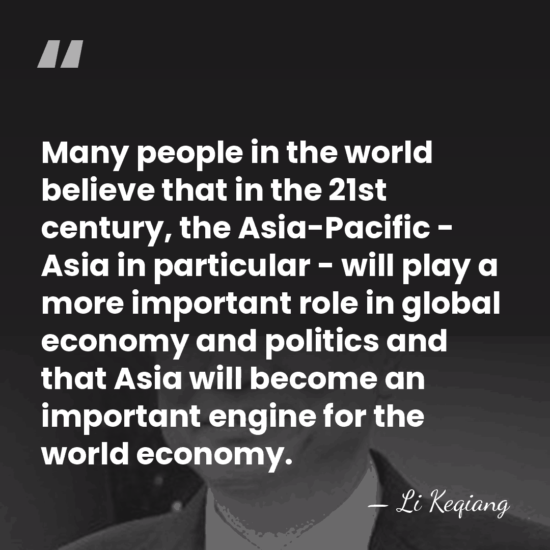 Many people in the world believe that in the 21st century, the&hellip; - Li Keqiang