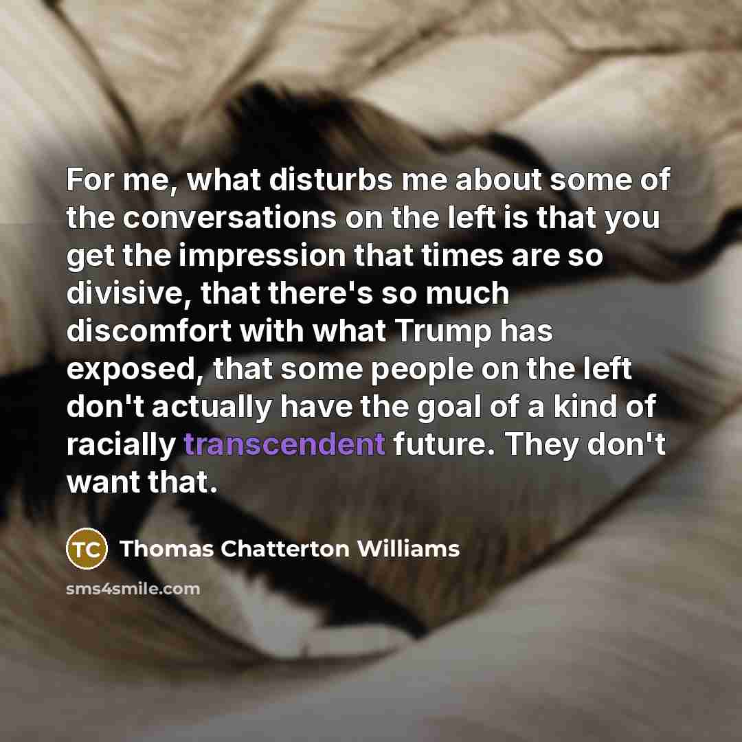“For me, what disturbs me about some of the conversations…” quote by Thomas Chatterton Williams