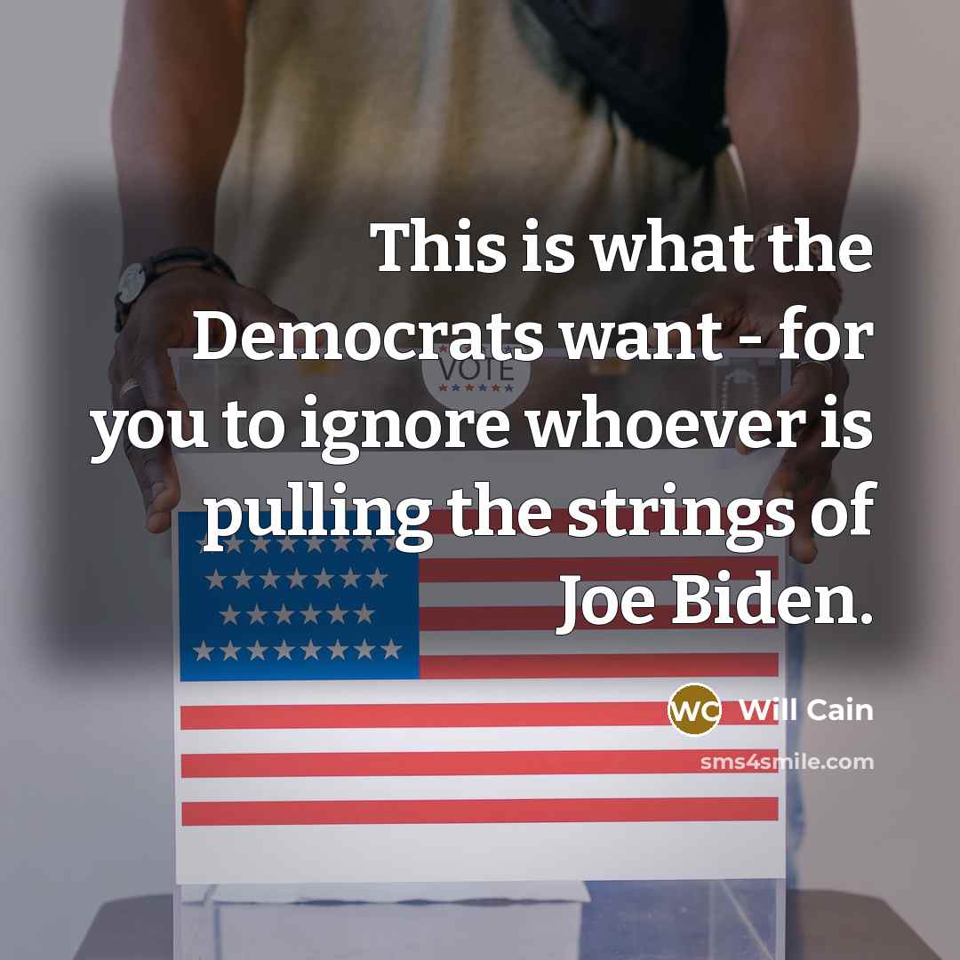 “This is what the Democrats want - for you to…” quote by Will Cain