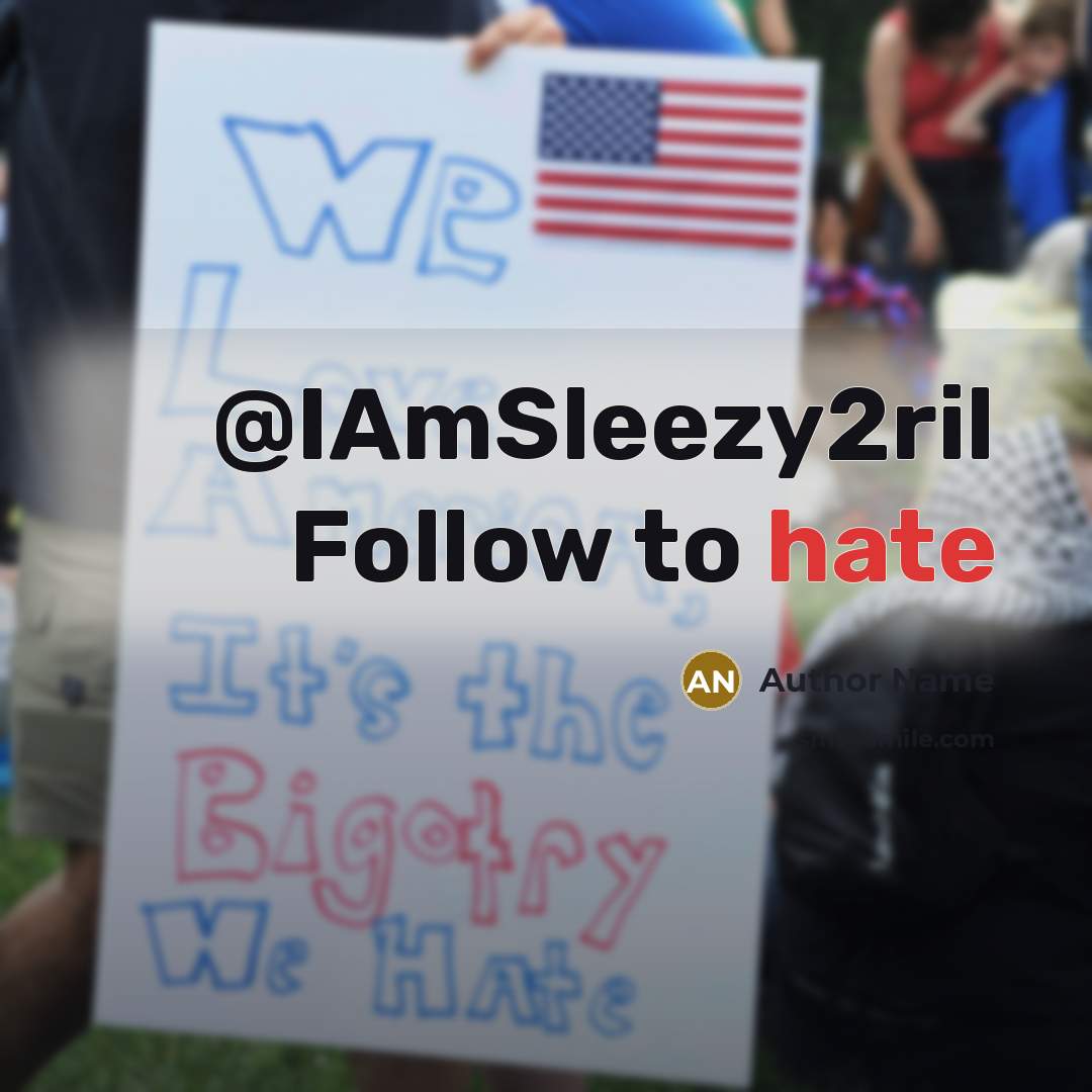 “@IAmSleezy2ril Follow to hate…” quote by Author Name