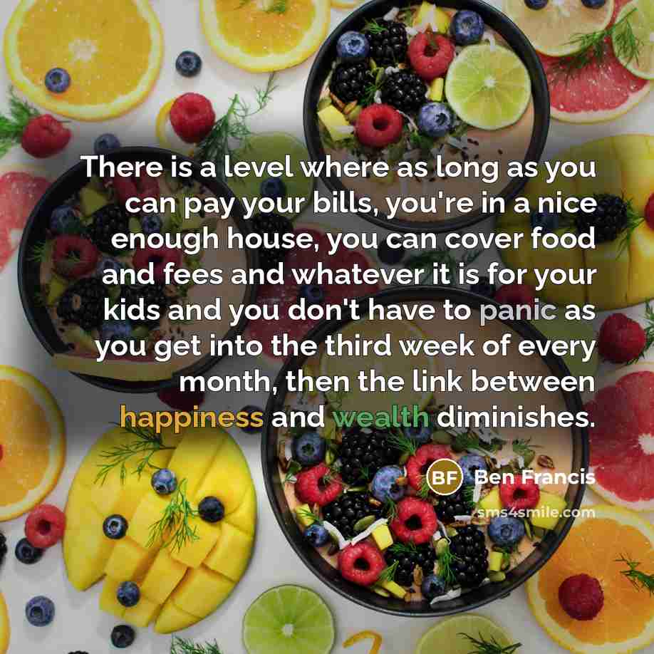 “There is a level where as long as you can…” quote by Ben Francis