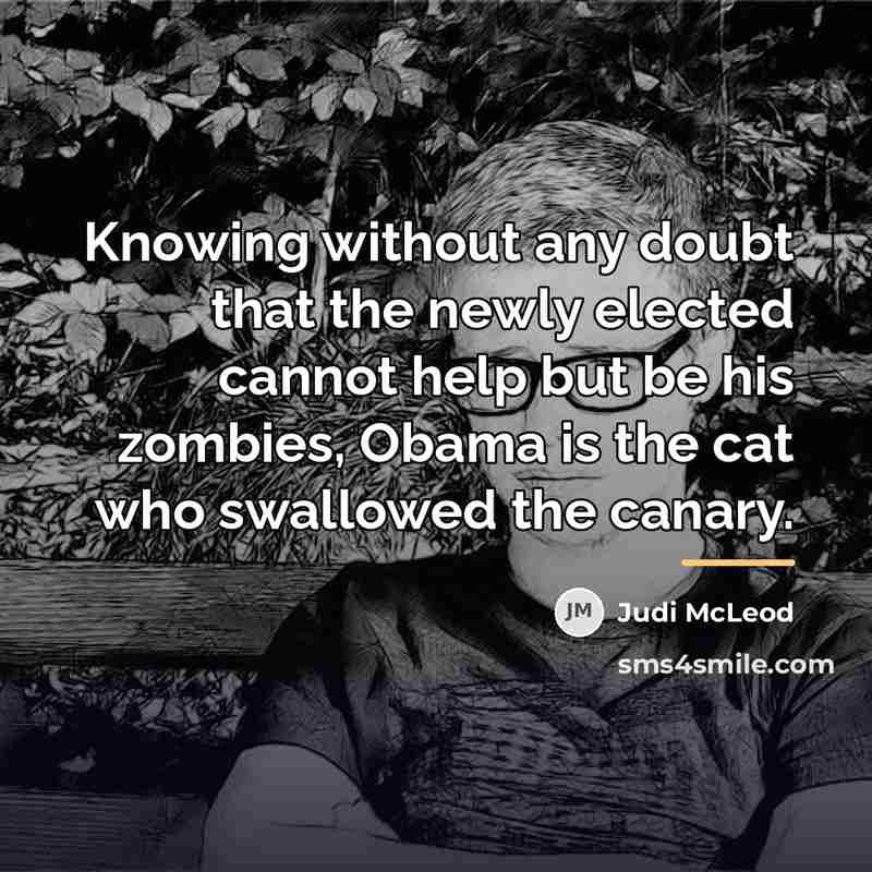 “Knowing without any doubt that the newly elected cannot help…” quote by Judi McLeod