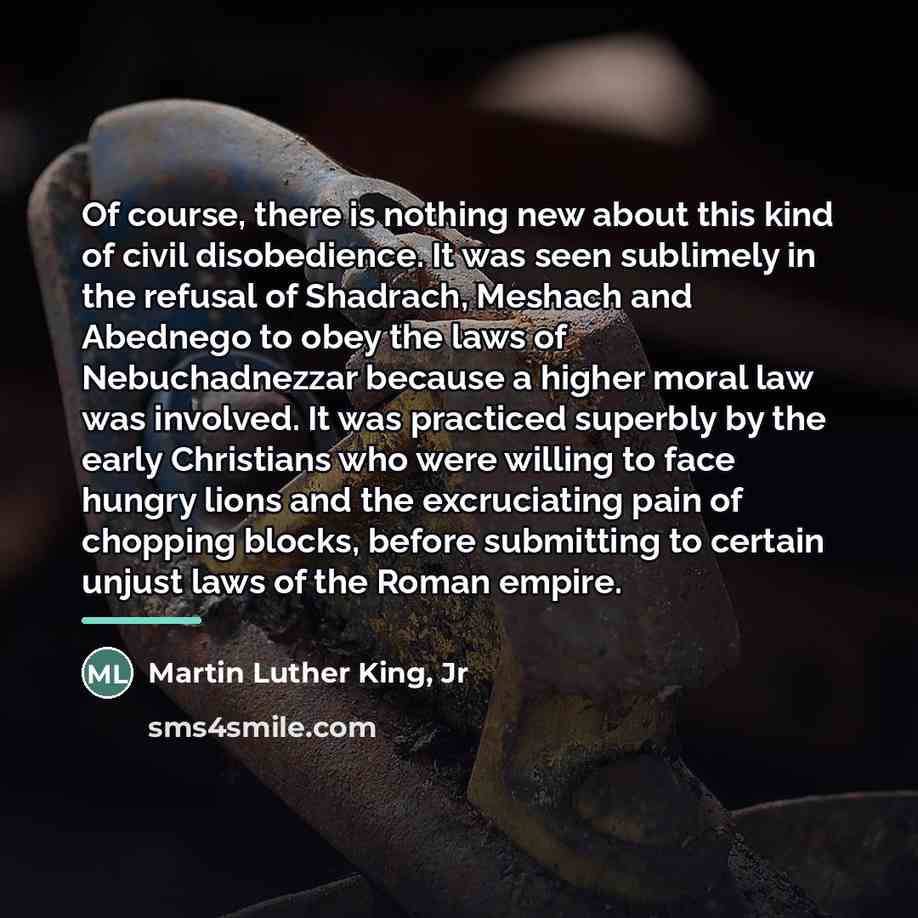 “Of course, there is nothing new about this kind of…” quote by Martin Luther King, Jr