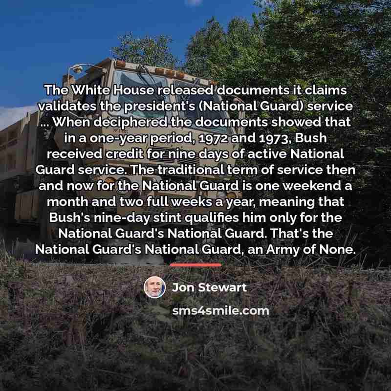 “The White House released documents it claims validates the president's…” quote by Jon Stewart