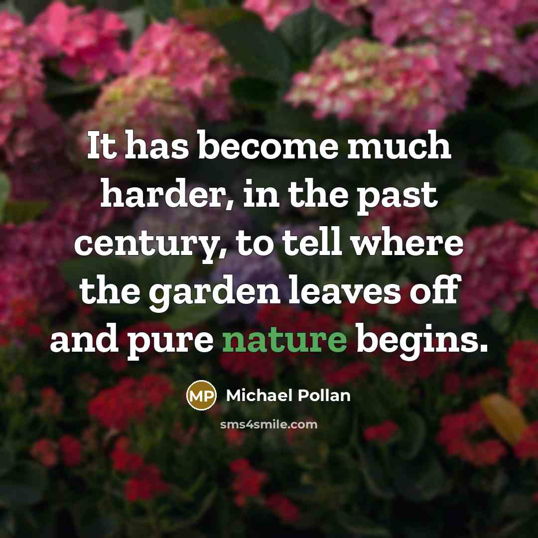 “It has become much harder, in the past century, to…” quote by Michael Pollan