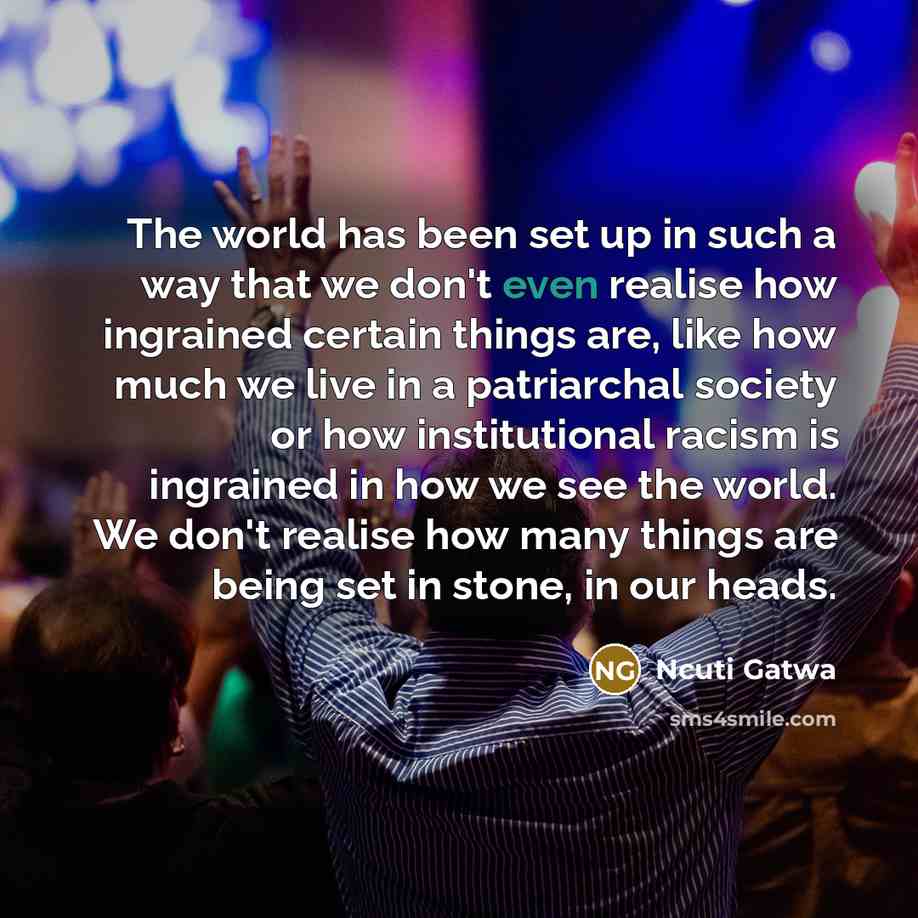 “The world has been set up in such a way…” quote by Ncuti Gatwa