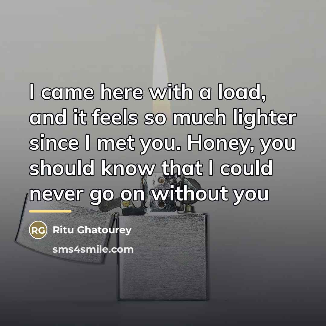 “I came here with a load, and it feels so…” quote by Ritu Ghatourey