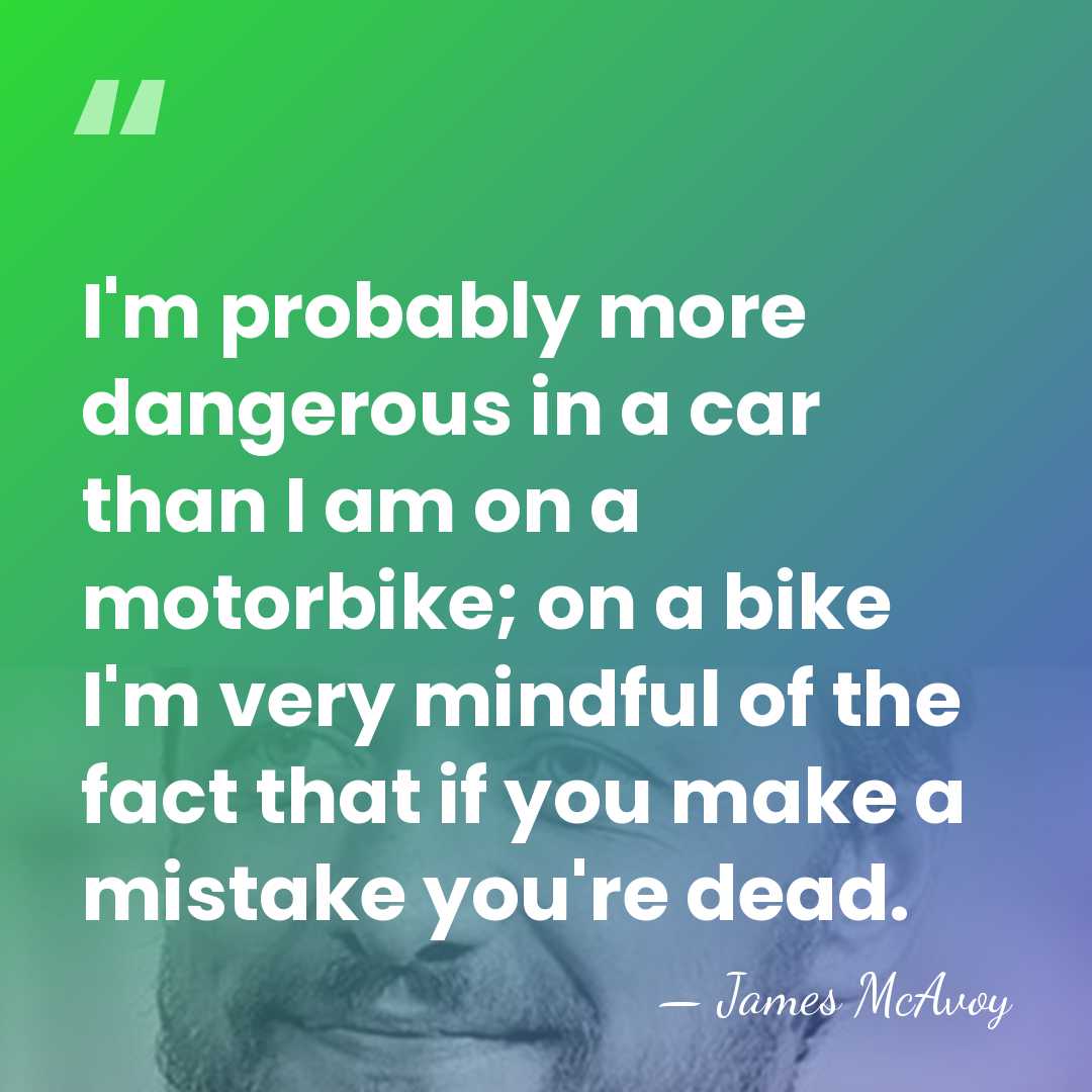 I'm probably more dangerous in a car than I am on a&hellip; - James McAvoy