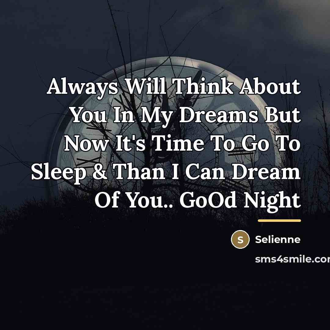 “Always Will Think About You In My Dreams But Now…” quote by Selienne