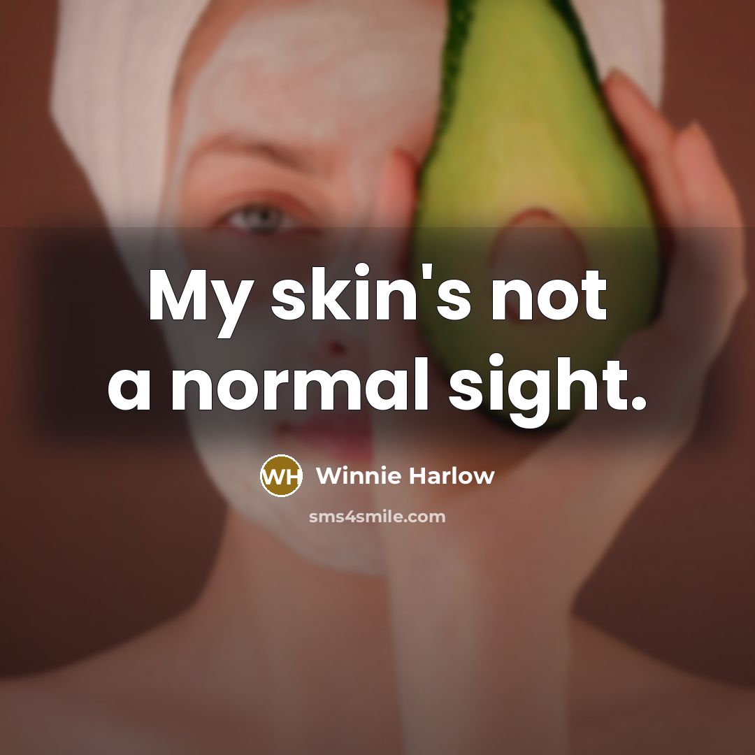 “My skin's not a normal sight.…” quote by Winnie Harlow