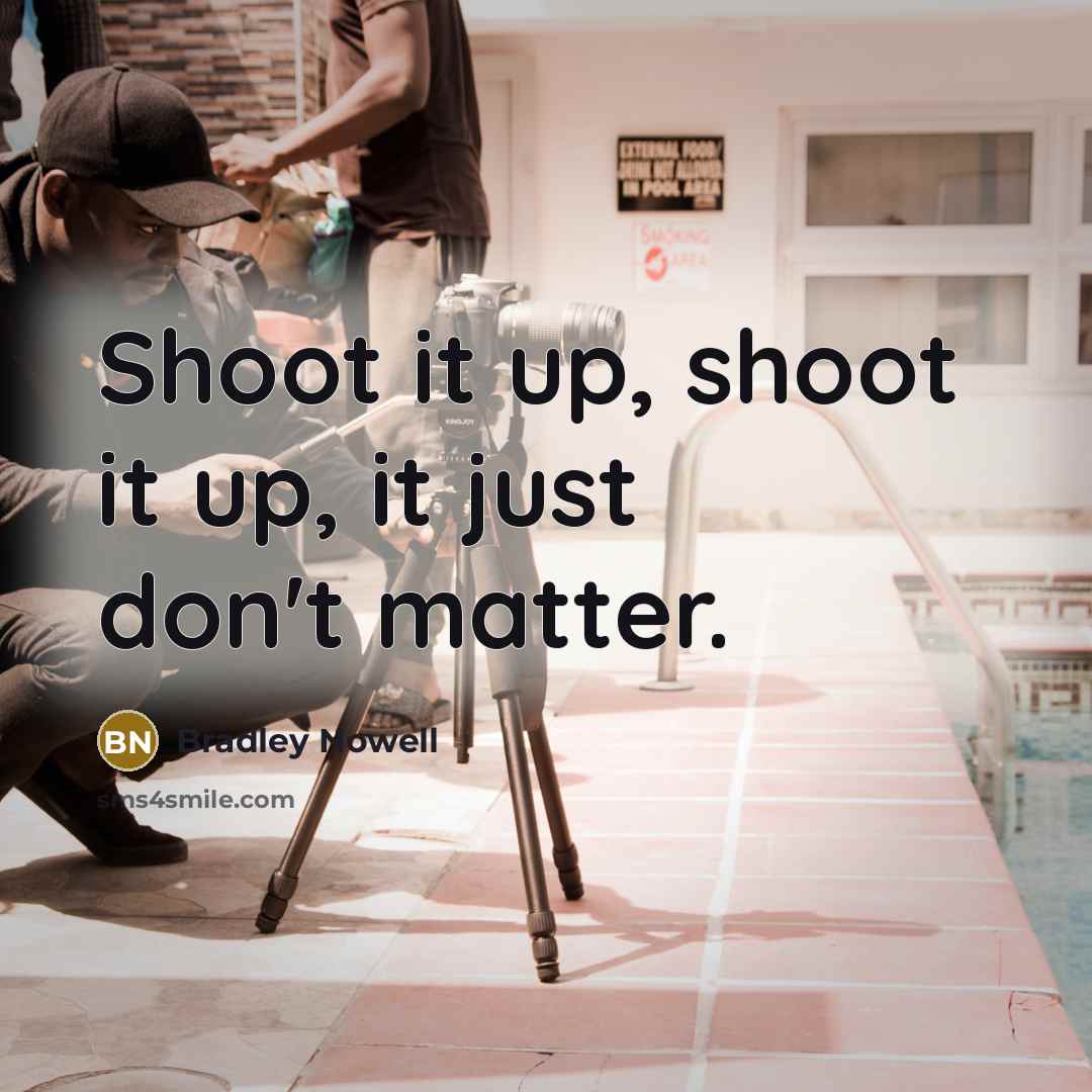 “Shoot it up, shoot it up, it just don't matter.…” quote by Bradley Nowell