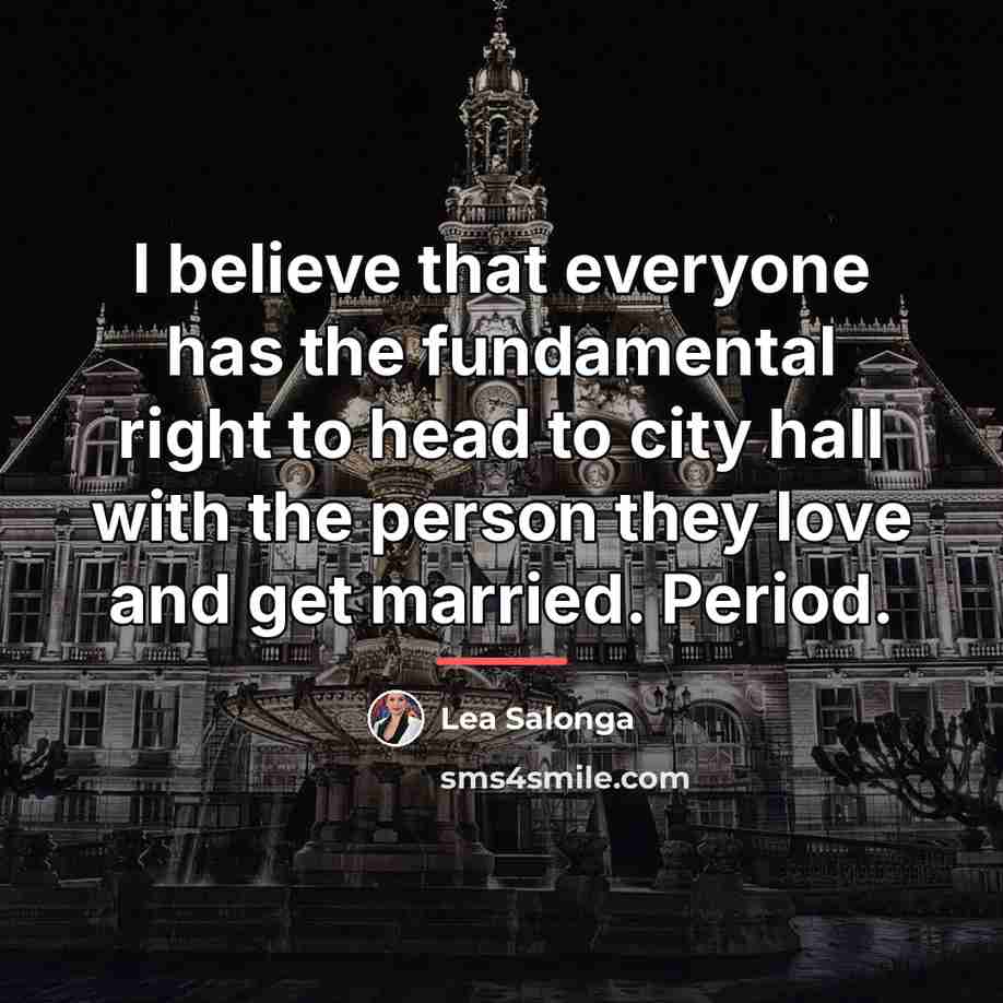 “I believe that everyone has the fundamental right to head…” quote by Lea Salonga