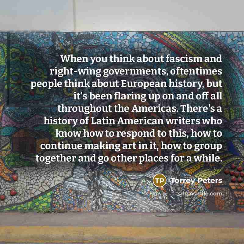 “When you think about fascism and right-wing governments, oftentimes people…” quote by Torrey Peters