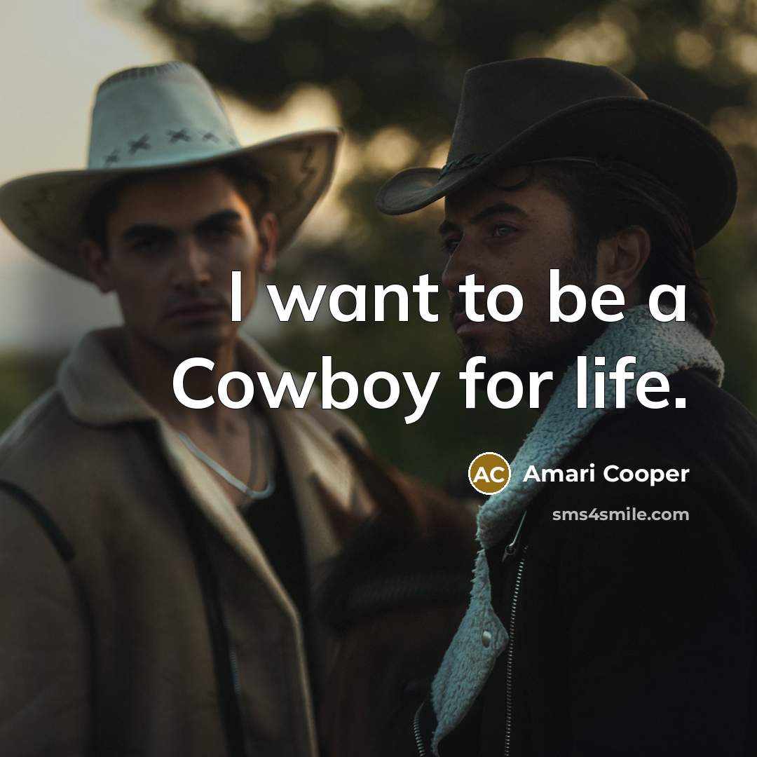 “I want to be a Cowboy for life.…” quote by Amari Cooper
