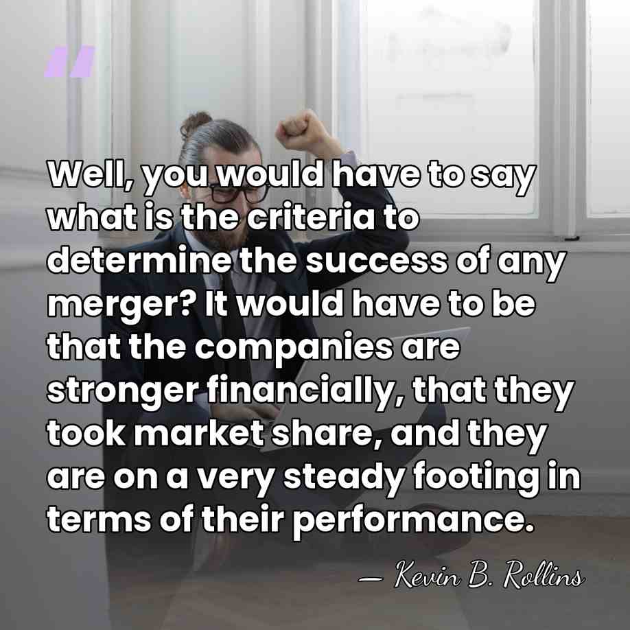 Well, you would have to say what is the criteria to determine&hellip; - Kevin B. Rollins