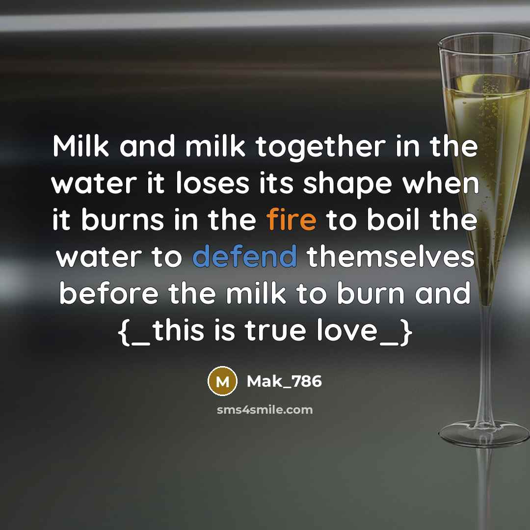 “Milk and milk together in the water it loses its…” quote by Mak_786