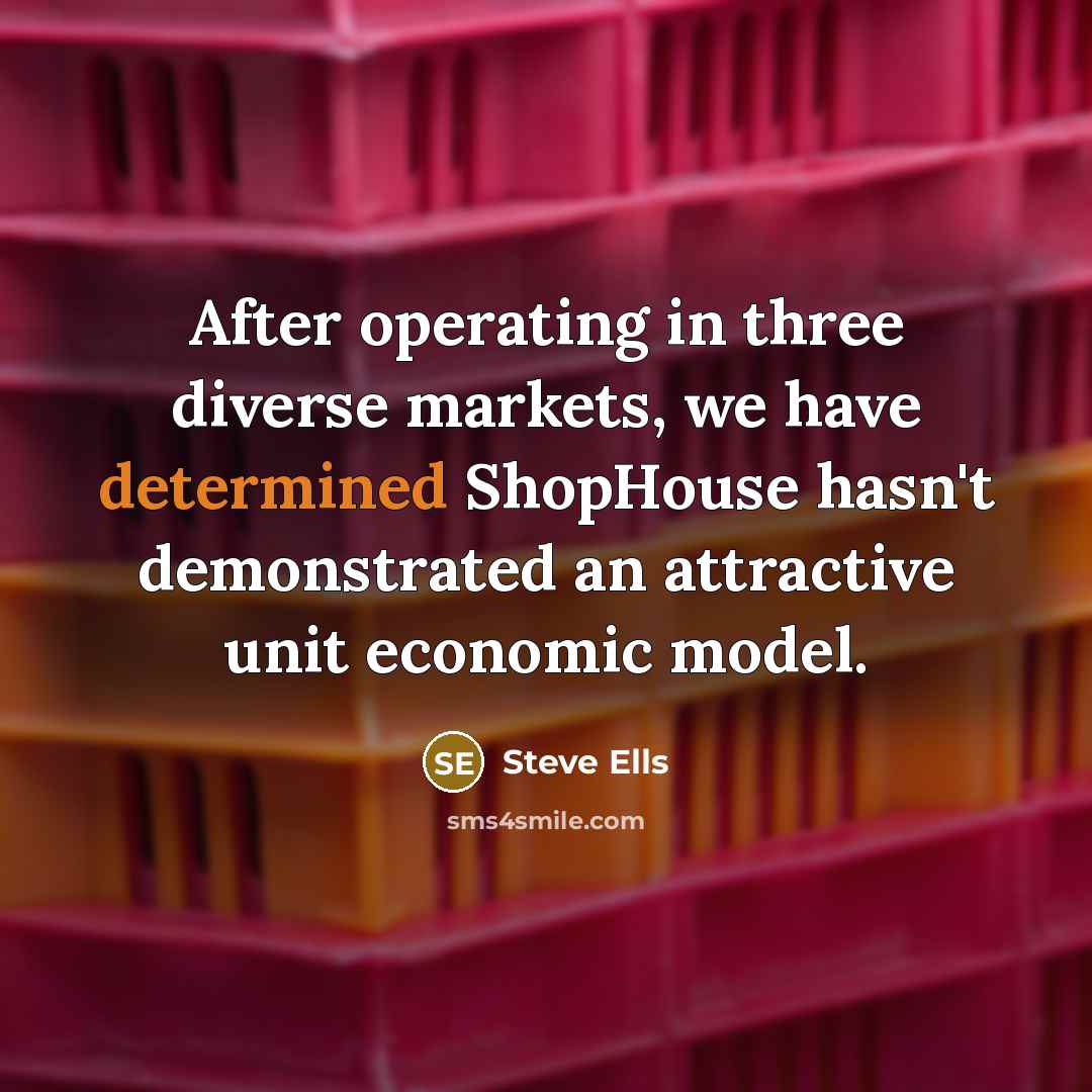 “After operating in three diverse markets, we have determined ShopHouse…” quote by Steve Ells