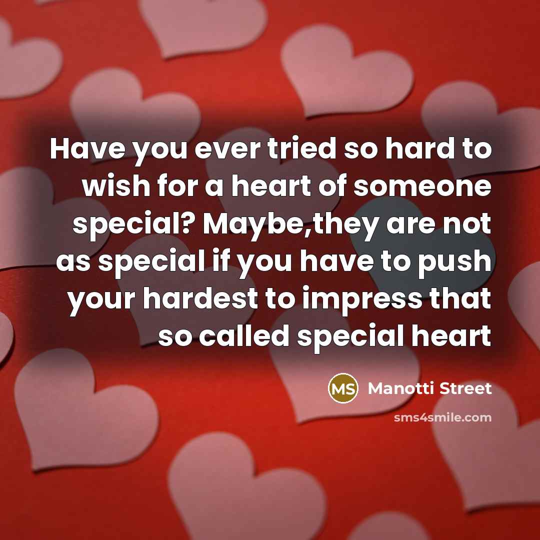 “Have you ever tried so hard to wish for a…” quote by Manotti Street