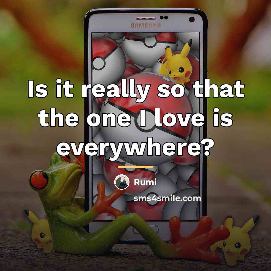 “Is it really so that the one I love is…” quote by Rumi