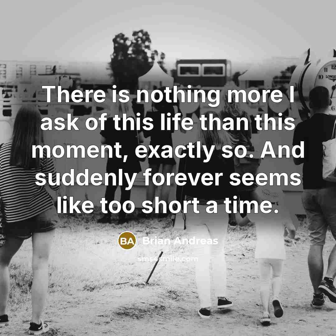 “There is nothing more I ask of this life than…” quote by Brian Andreas