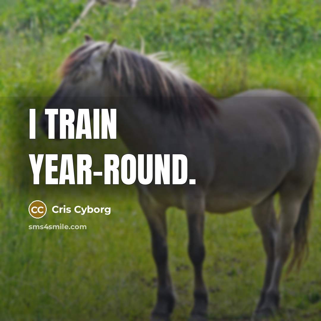 “I train year-round.…” quote by Cris Cyborg