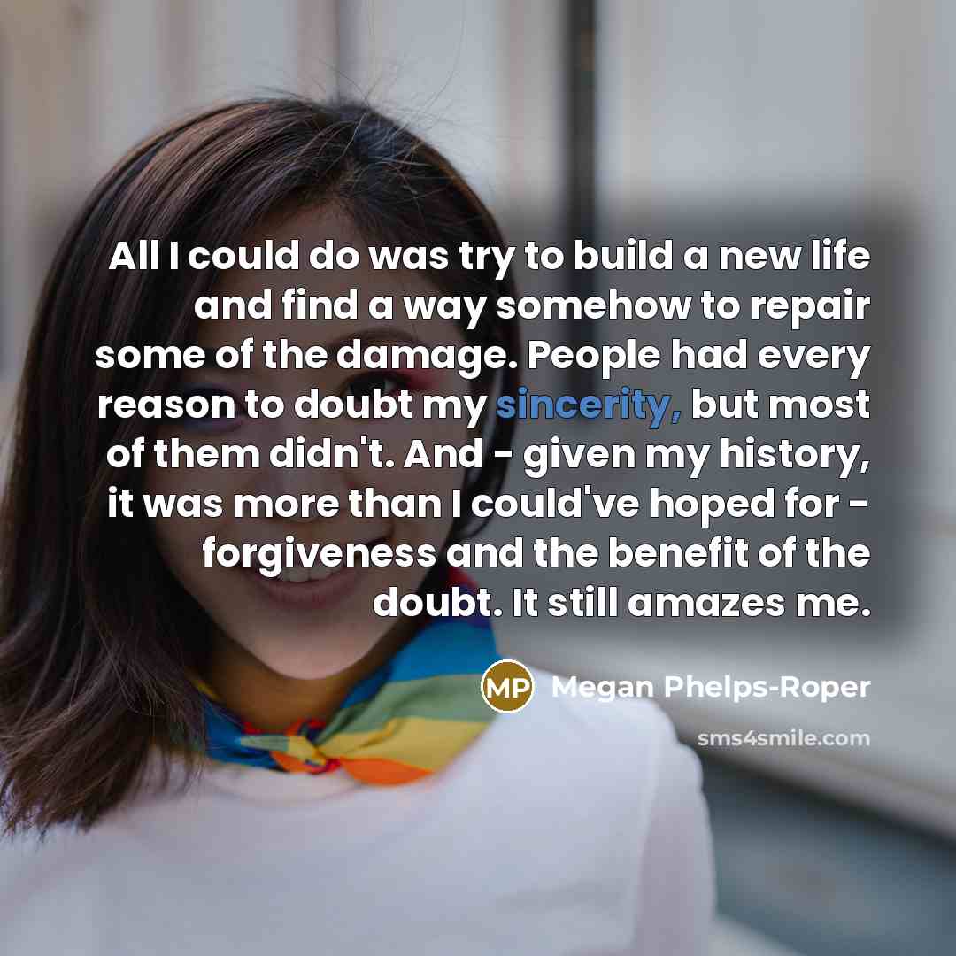 “All I could do was try to build a new…” quote by Megan Phelps-Roper