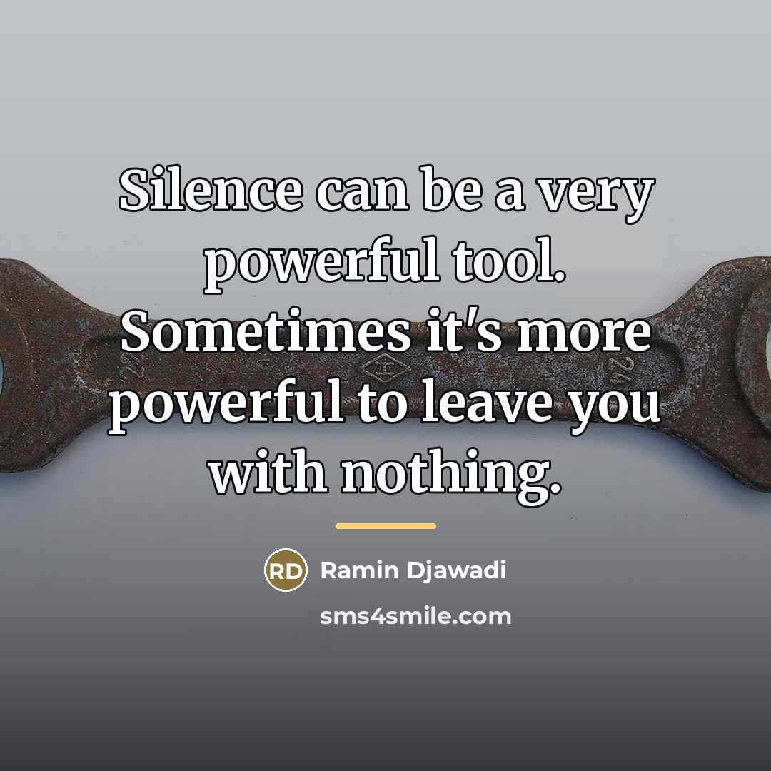 “Silence can be a very powerful tool. Sometimes it's more…” quote by Ramin Djawadi