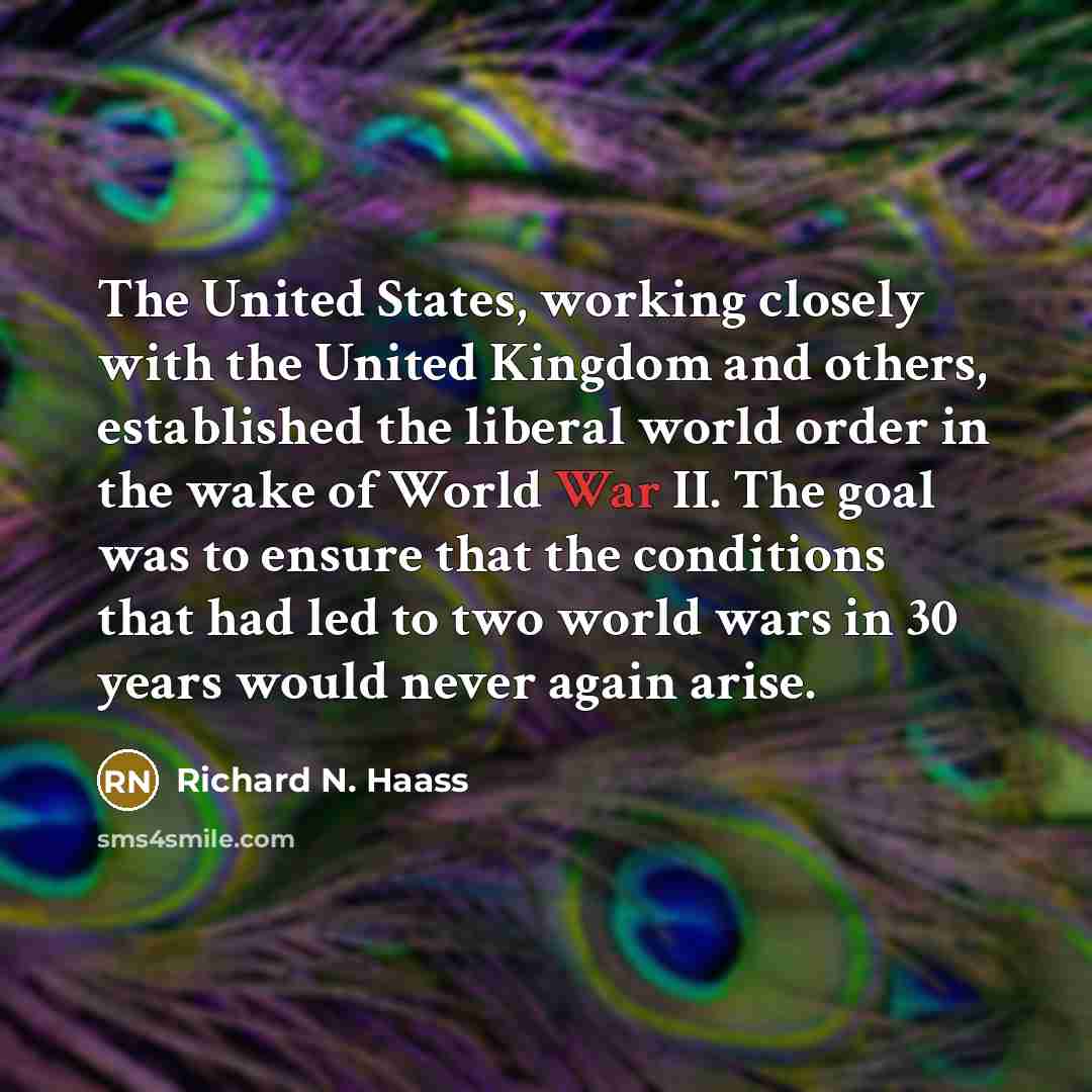 “The United States, working closely with the United Kingdom and…” quote by Richard N. Haass