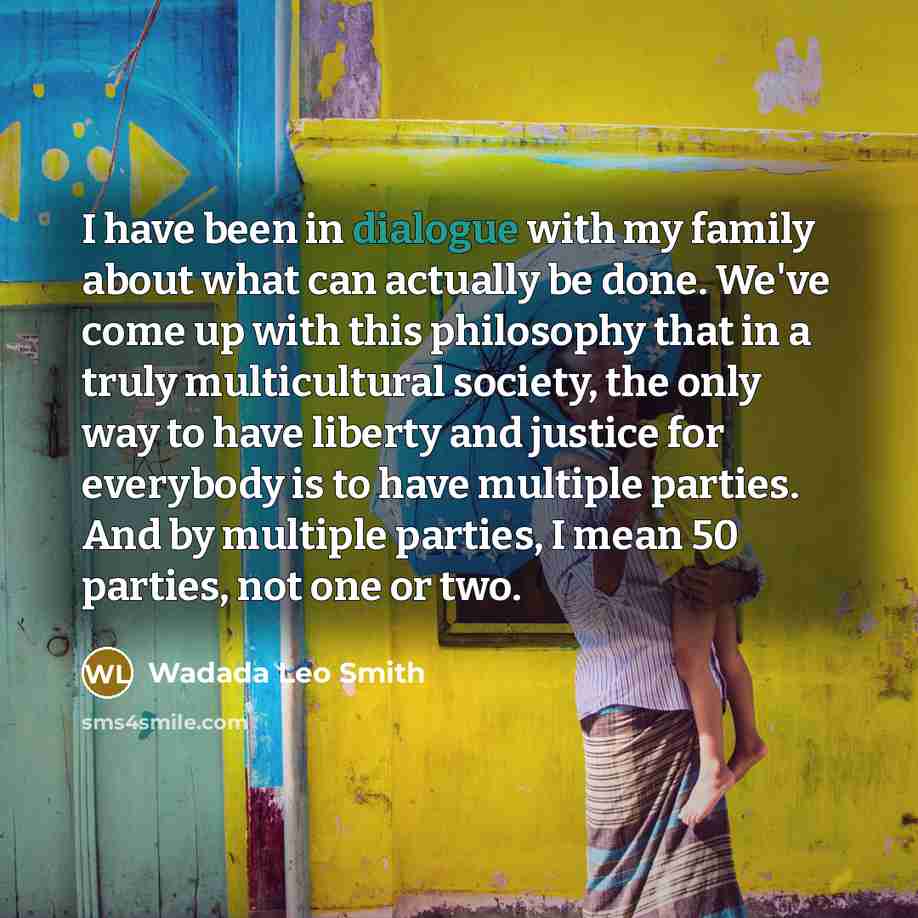 “I have been in dialogue with my family about what…” quote by Wadada Leo Smith