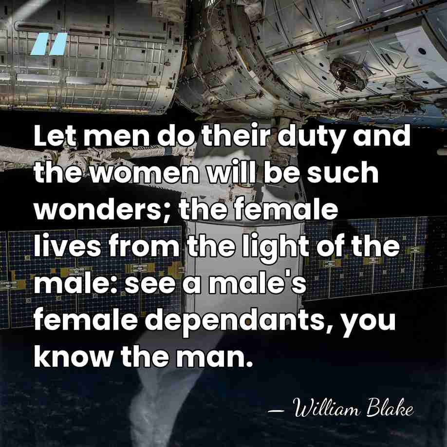 Let men do their duty and the women will be such wonders;&hellip; - William Blake