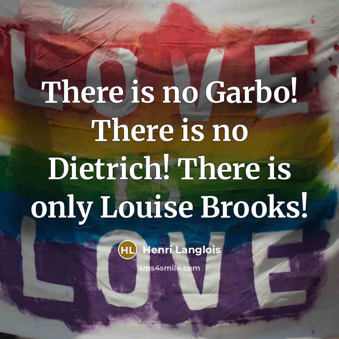 “There is no Garbo! There is no Dietrich! There is…” quote by Henri Langlois