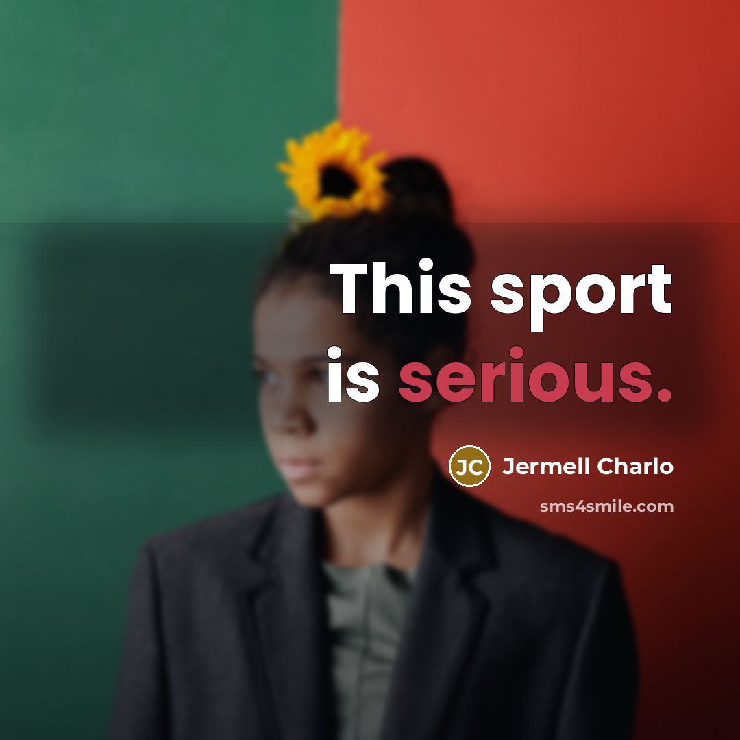 “This sport is serious.…” quote by Jermell Charlo