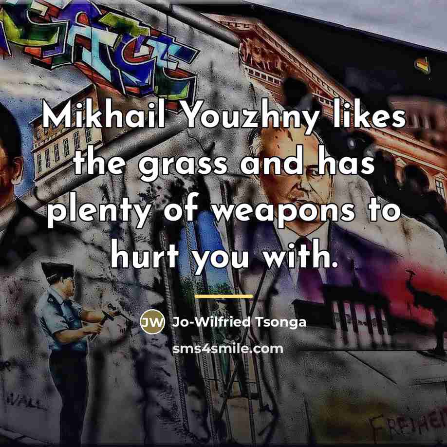 “Mikhail Youzhny likes the grass and has plenty of weapons…” quote by Jo-Wilfried Tsonga