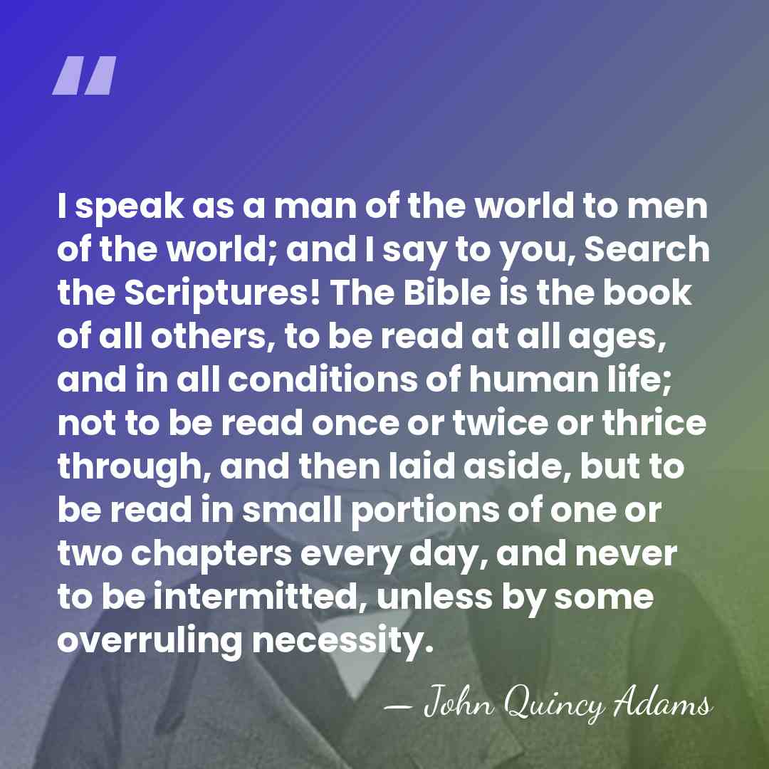 I speak as a man of the world to men of the&hellip; - John Quincy Adams