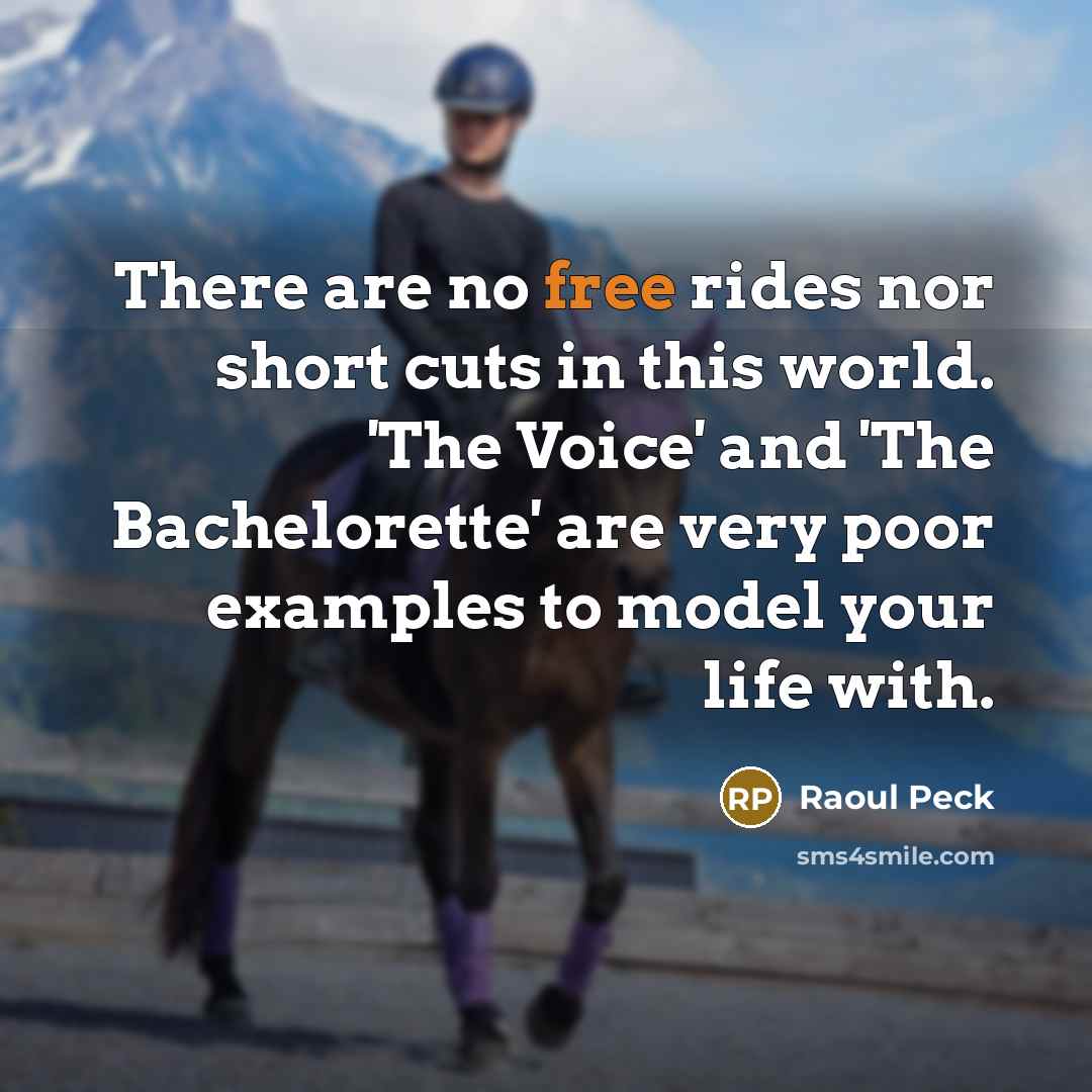 “There are no free rides nor short cuts in this…” quote by Raoul Peck