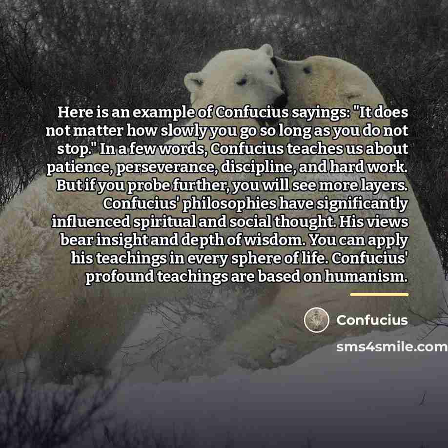 “Here is an example of Confucius sayings: "It does not…” quote by Confucius