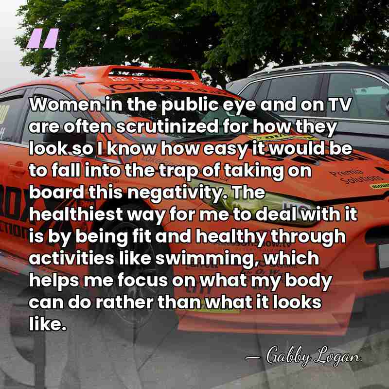 Women in the public eye and on TV are often scrutinized for&hellip; - Gabby Logan