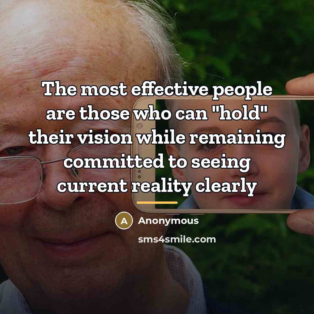 “The most effective people are those who can "hold" their…” quote by Anonymous