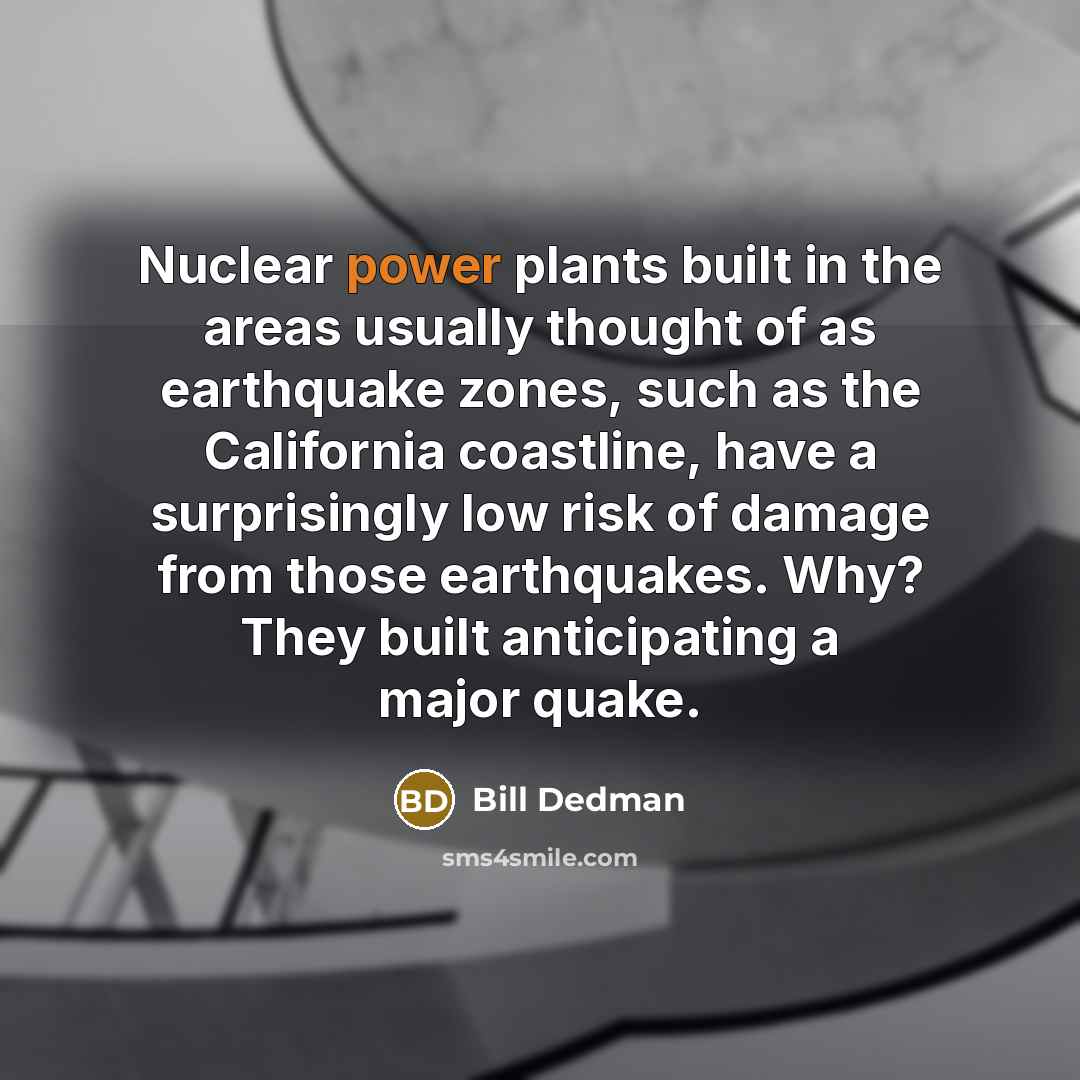 “Nuclear power plants built in the areas usually thought of…” quote by Bill Dedman