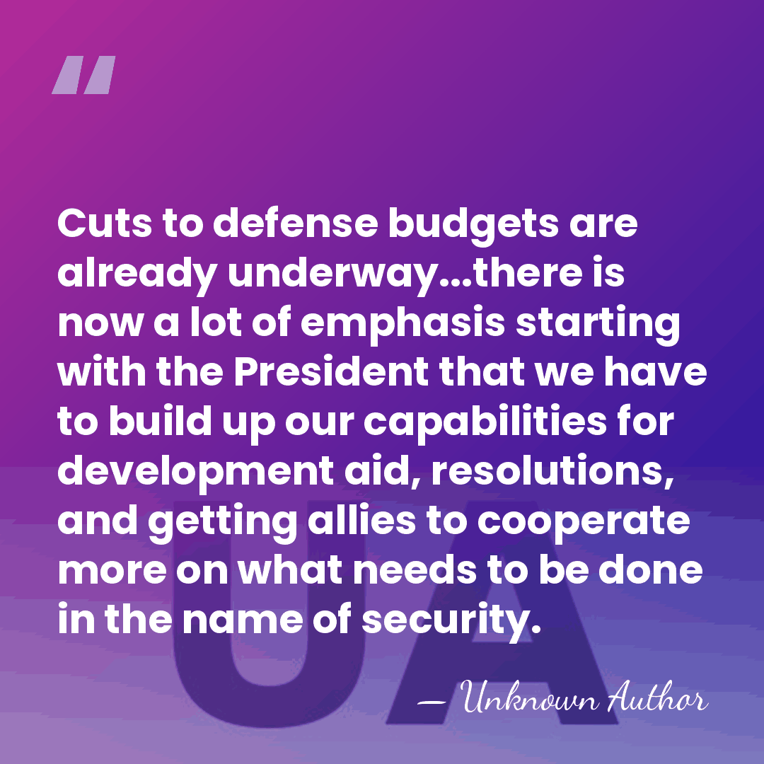 Cuts to defense budgets are already underway...there is now a lot of&hellip; - James F. Hoge, Jr.