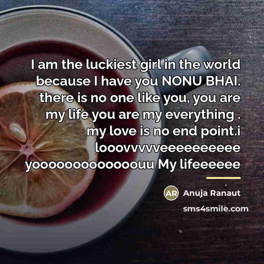 “I am the luckiest girl in the world because I…” quote by Anuja Ranaut