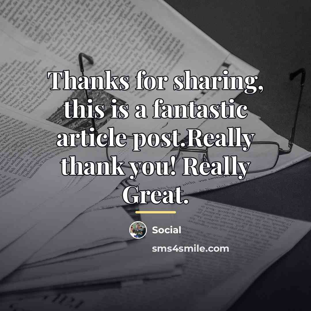 “Thanks for sharing, this is a fantastic article post.Really thank…” quote by Social