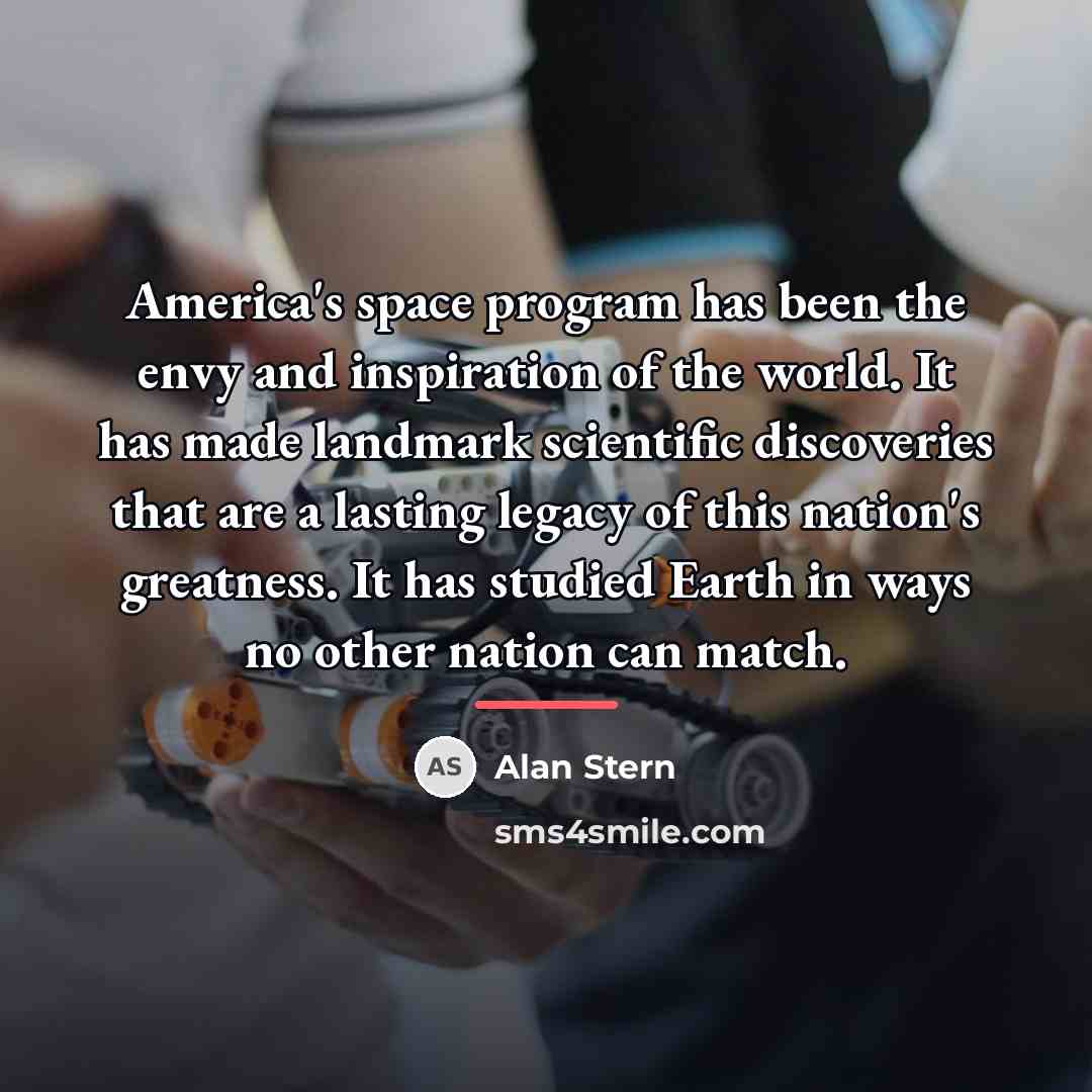 “America's space program has been the envy and inspiration of…” quote by Alan Stern