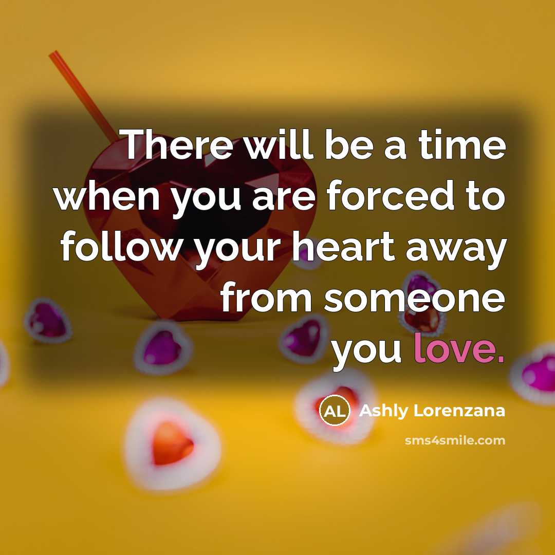 “There will be a time when you are forced to…” quote by Ashly Lorenzana